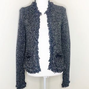 Express knit Fringe Cardigan Sweater Size Small